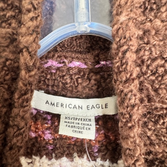 AE Fair Isle Mock Neck Sweater NWT  Size XS $50 - Picture 5 of 9